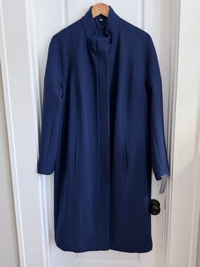 NWT American Airlines Women’s Blue Topper Coat Double Zipper Size 12